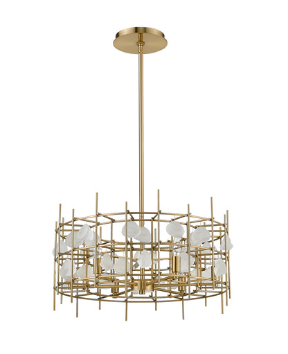 Garroway 6 Light Chandelier Aged Brass