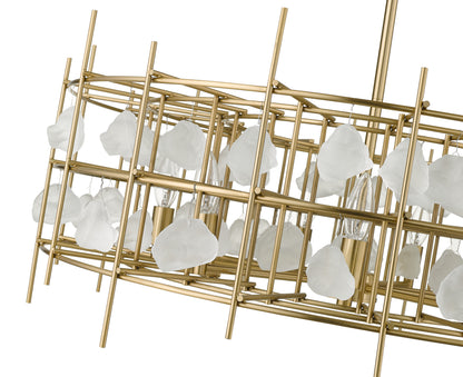 Garroway 9 Light Chandelier Aged Brass