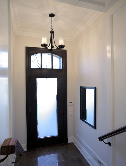 Willow 3 Light Chandelier Matte Black