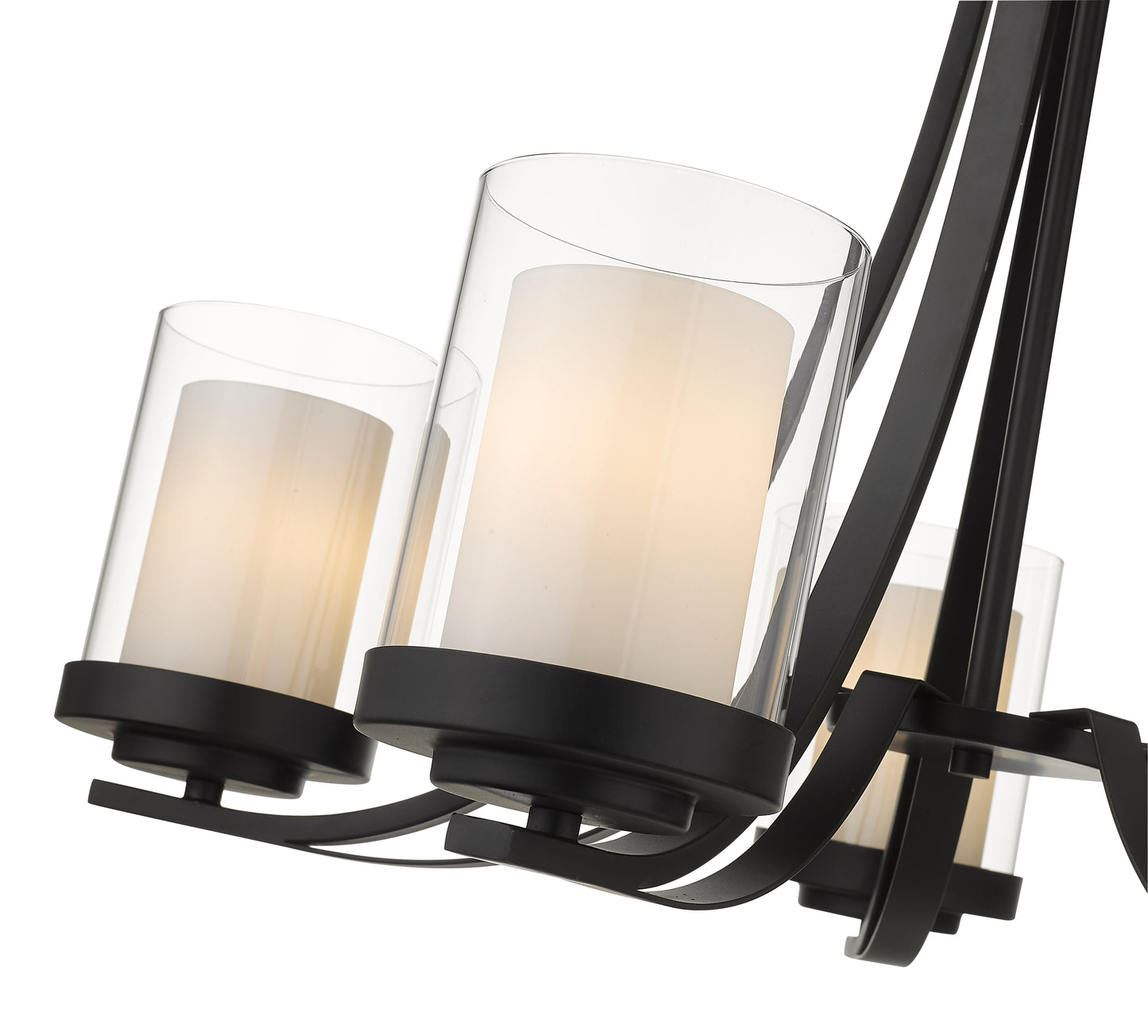 Willow 5 Light Chandelier Matte Black