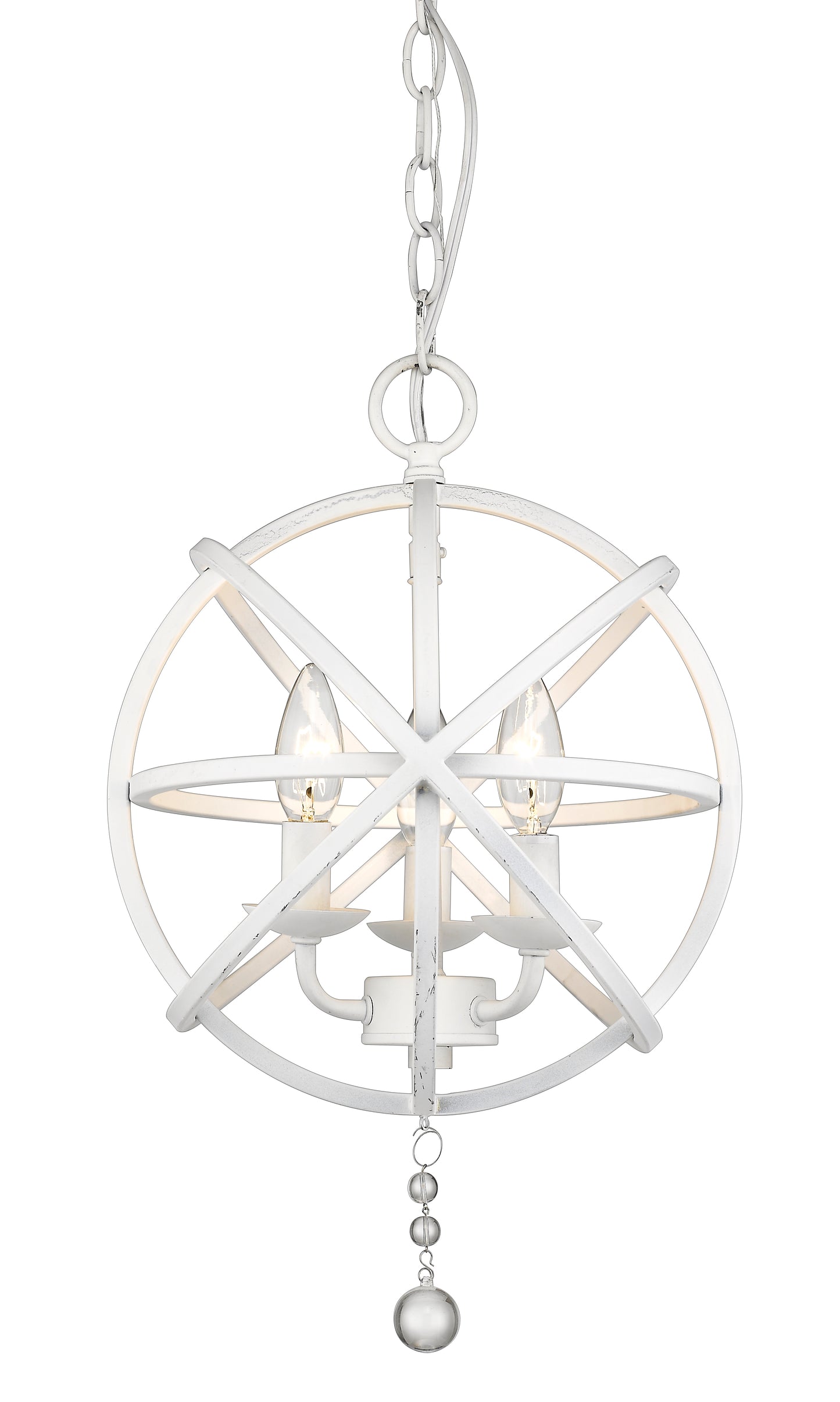 Tull 3 Light Chandelier Matte White