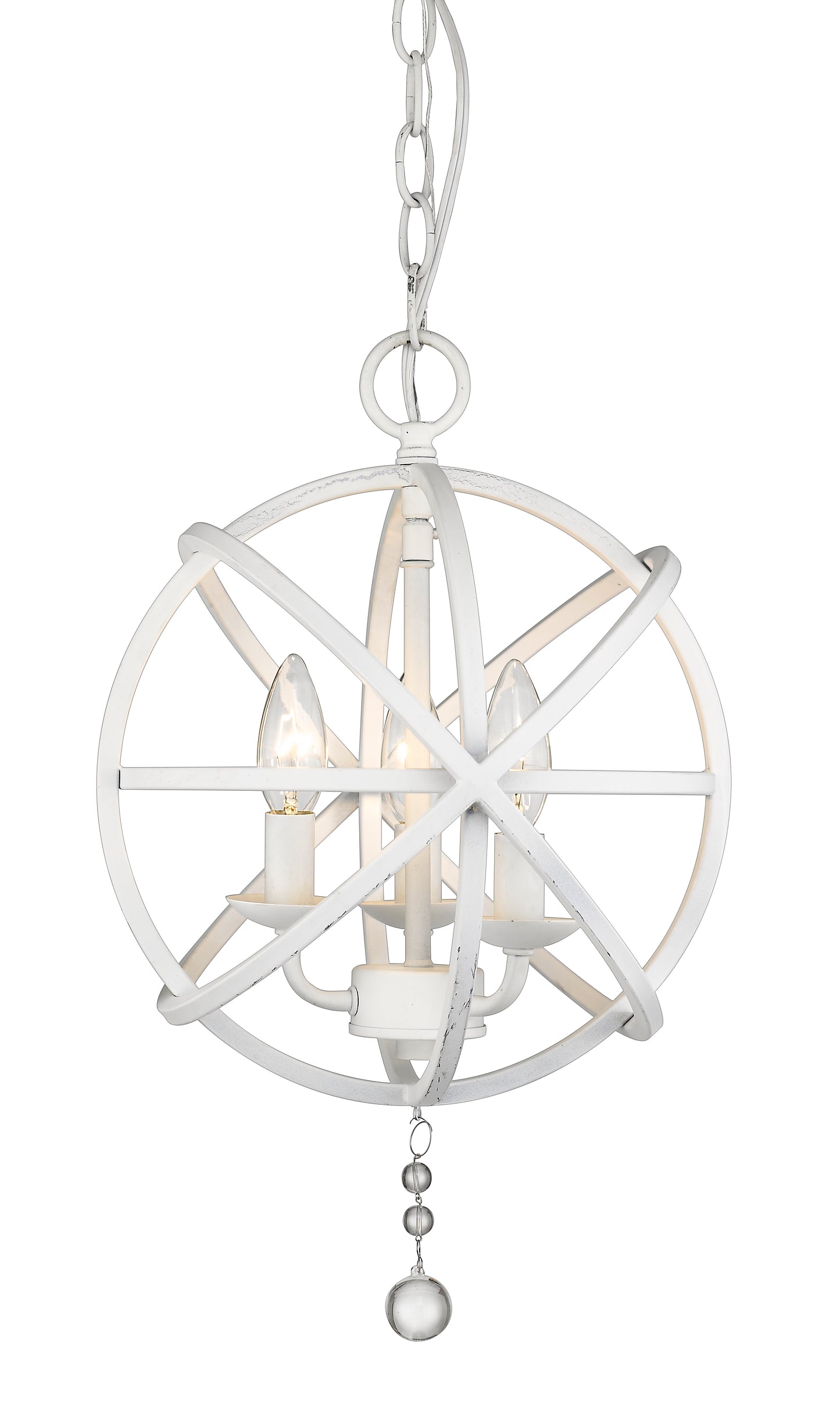 Tull 3 Light Chandelier Matte White