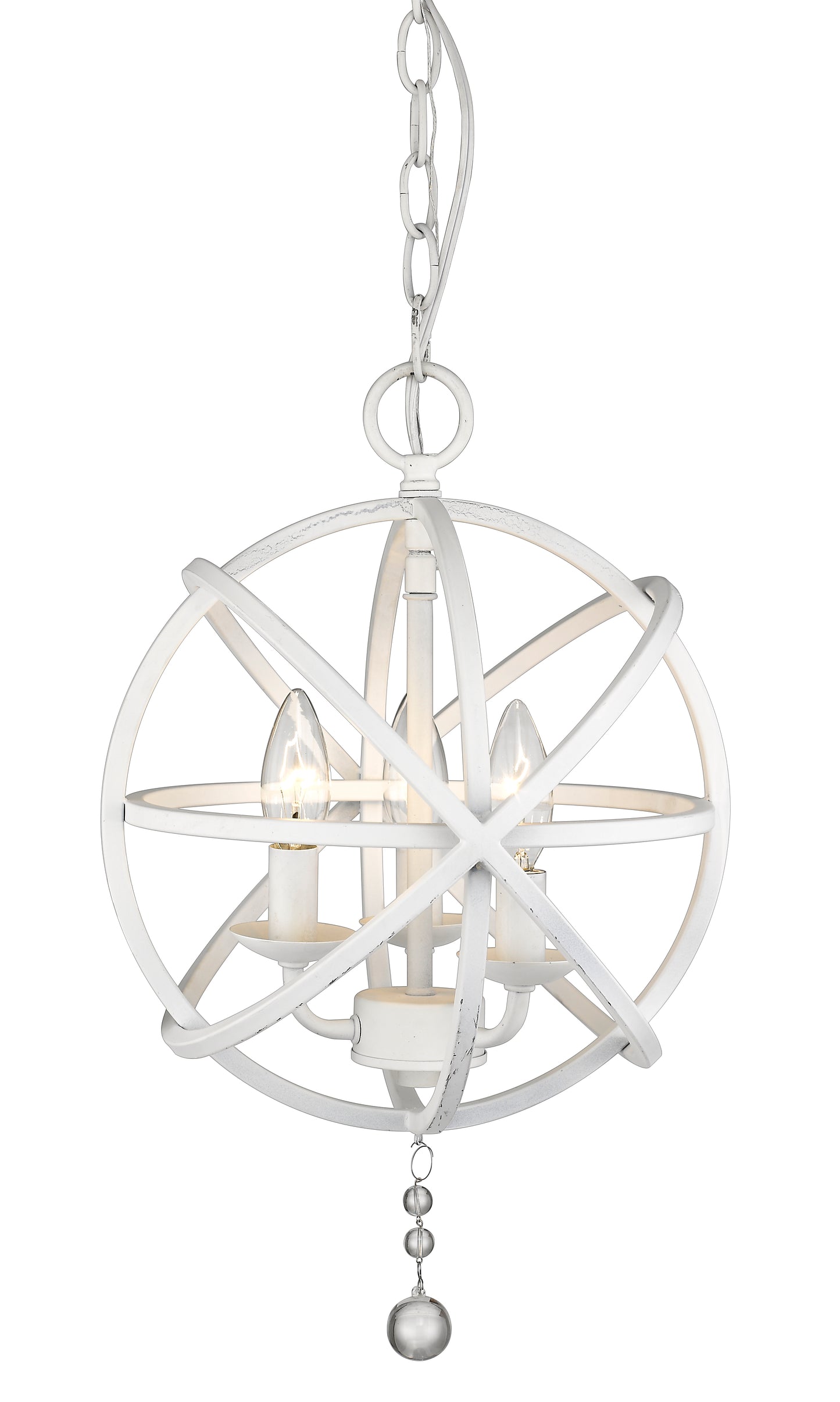 Tull 3 Light Chandelier Matte White