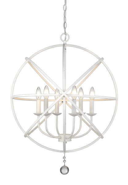 Tull 6 Light Chandelier Matte White