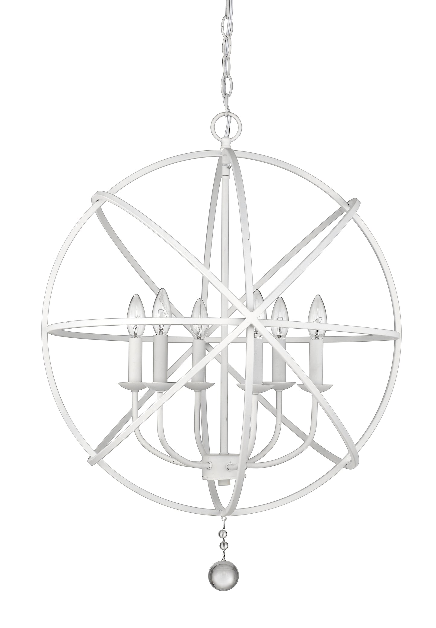 Tull 6 Light Chandelier Matte White