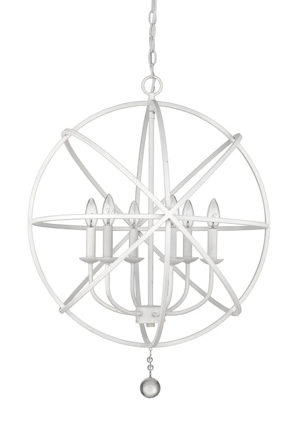 Tull 6 Light Chandelier Matte White