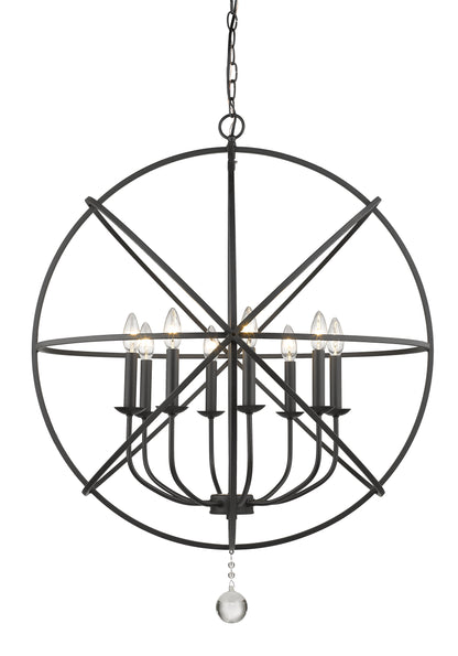 Tull 8 Light Chandelier Matte Black
