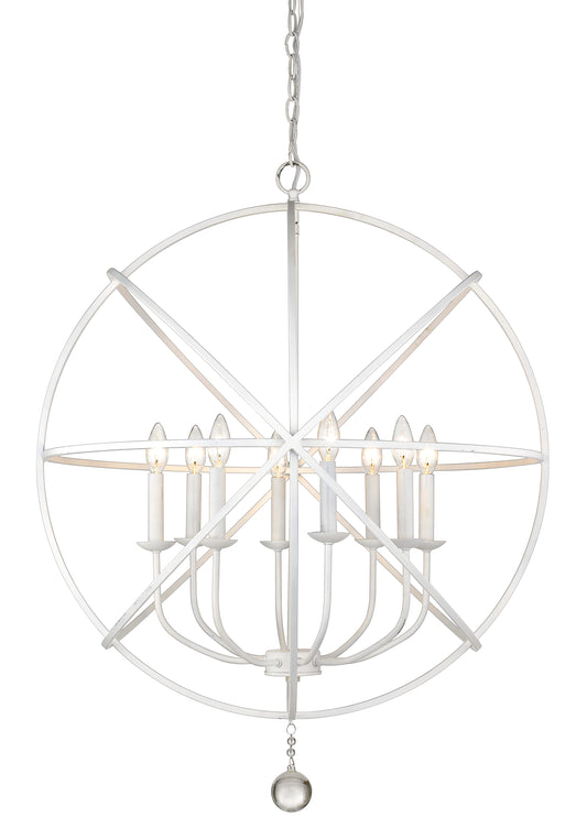Tull 8 Light Chandelier Matte White