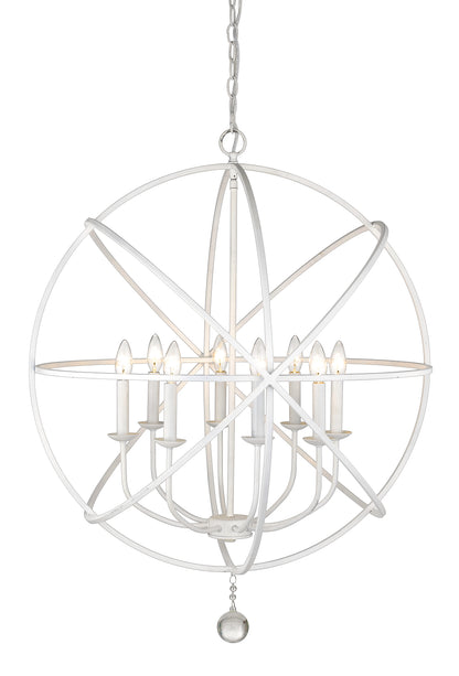Tull 8 Light Chandelier Matte White