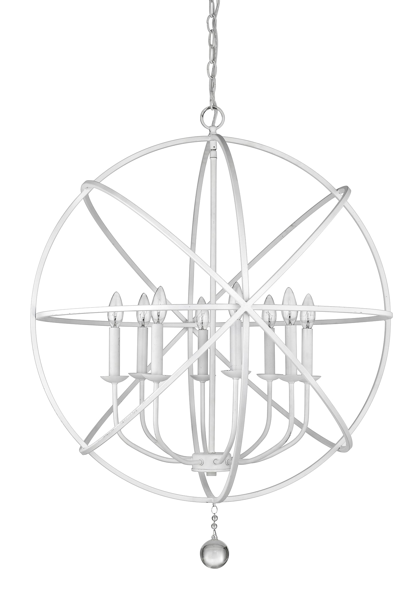 Tull 8 Light Chandelier Matte White
