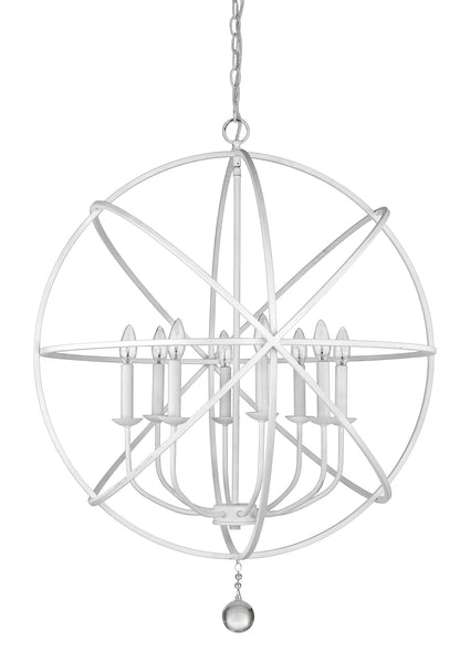 Tull 8 Light Chandelier Matte White