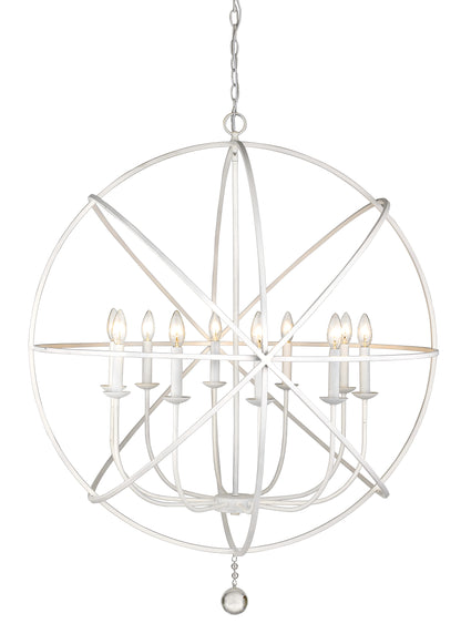 Tull 10 Light Chandelier Matte White