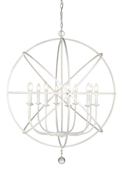 Tull 10 Light Chandelier Matte White