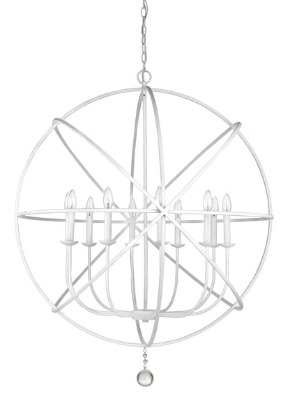 Tull 10 Light Chandelier Matte White