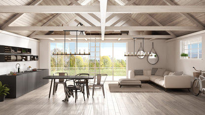 Kirkland 9 Light Linear Chandelier Rustic Mahogany