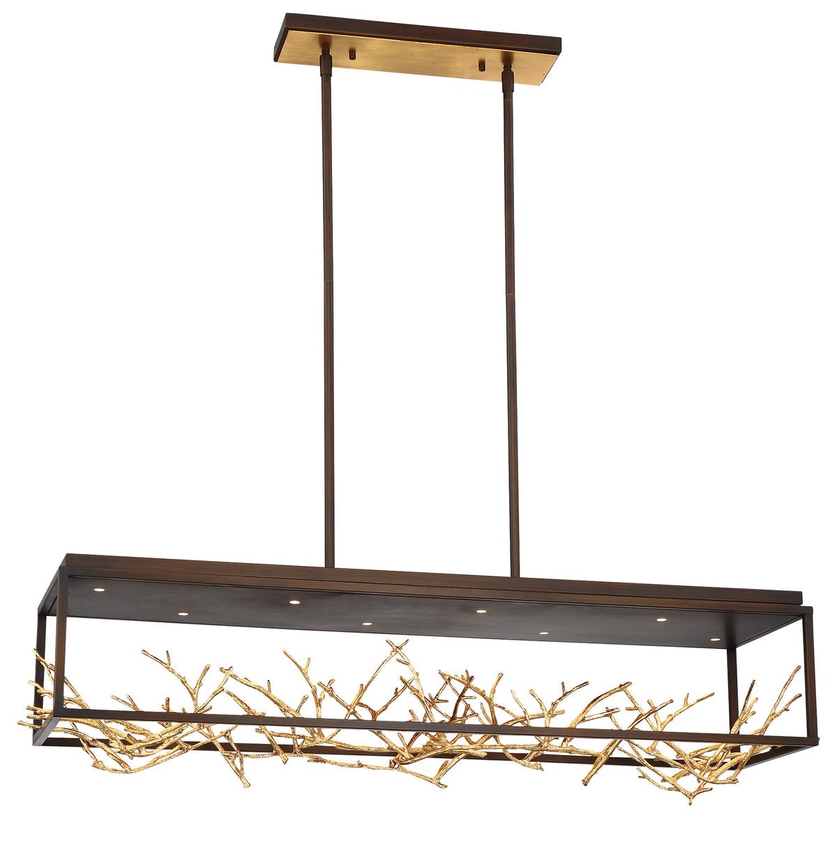 Aerie 8-Light 42" Integrated LED Linear Chandelier