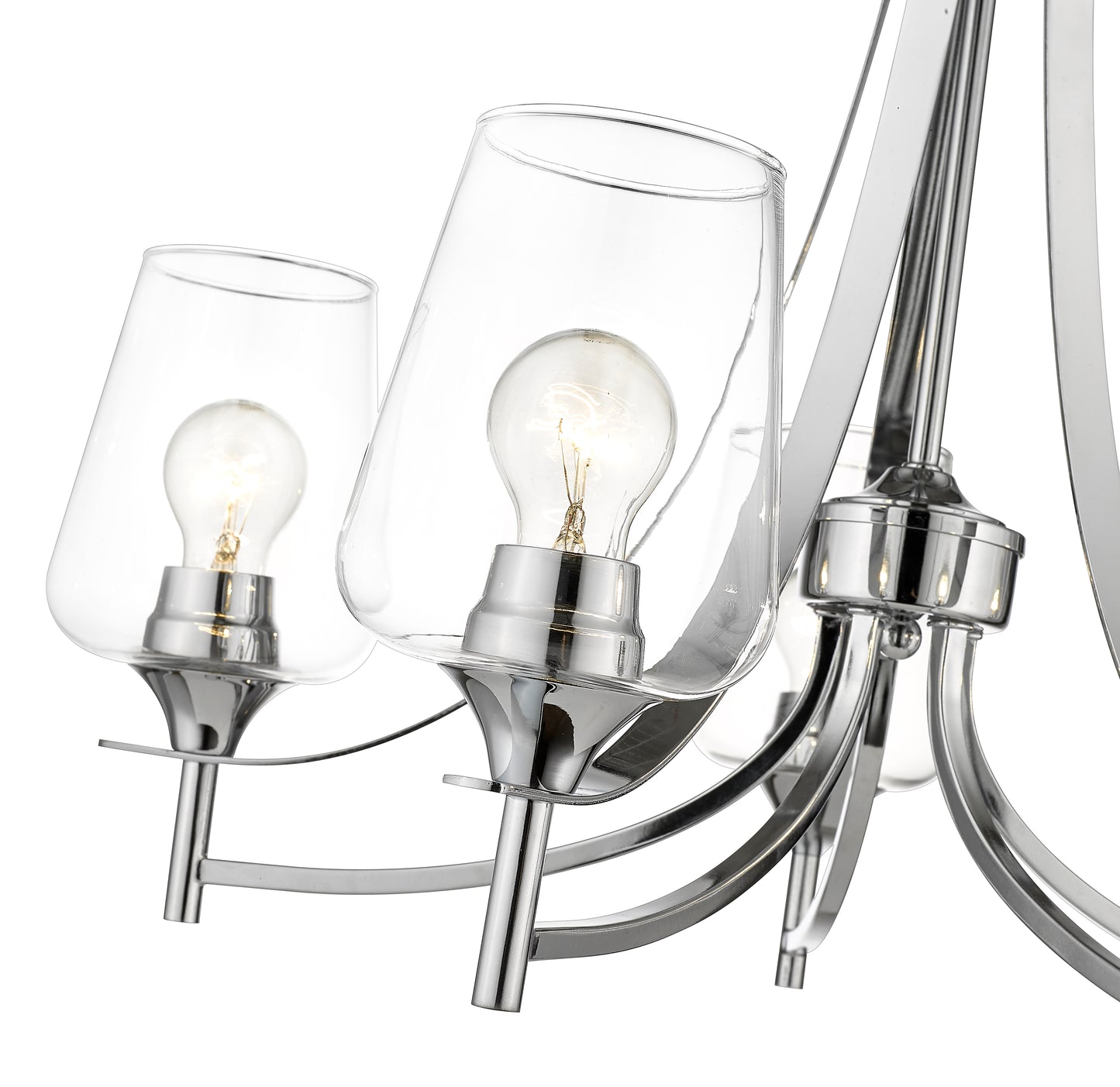 Joliet 5 Light Chandelier Chrome