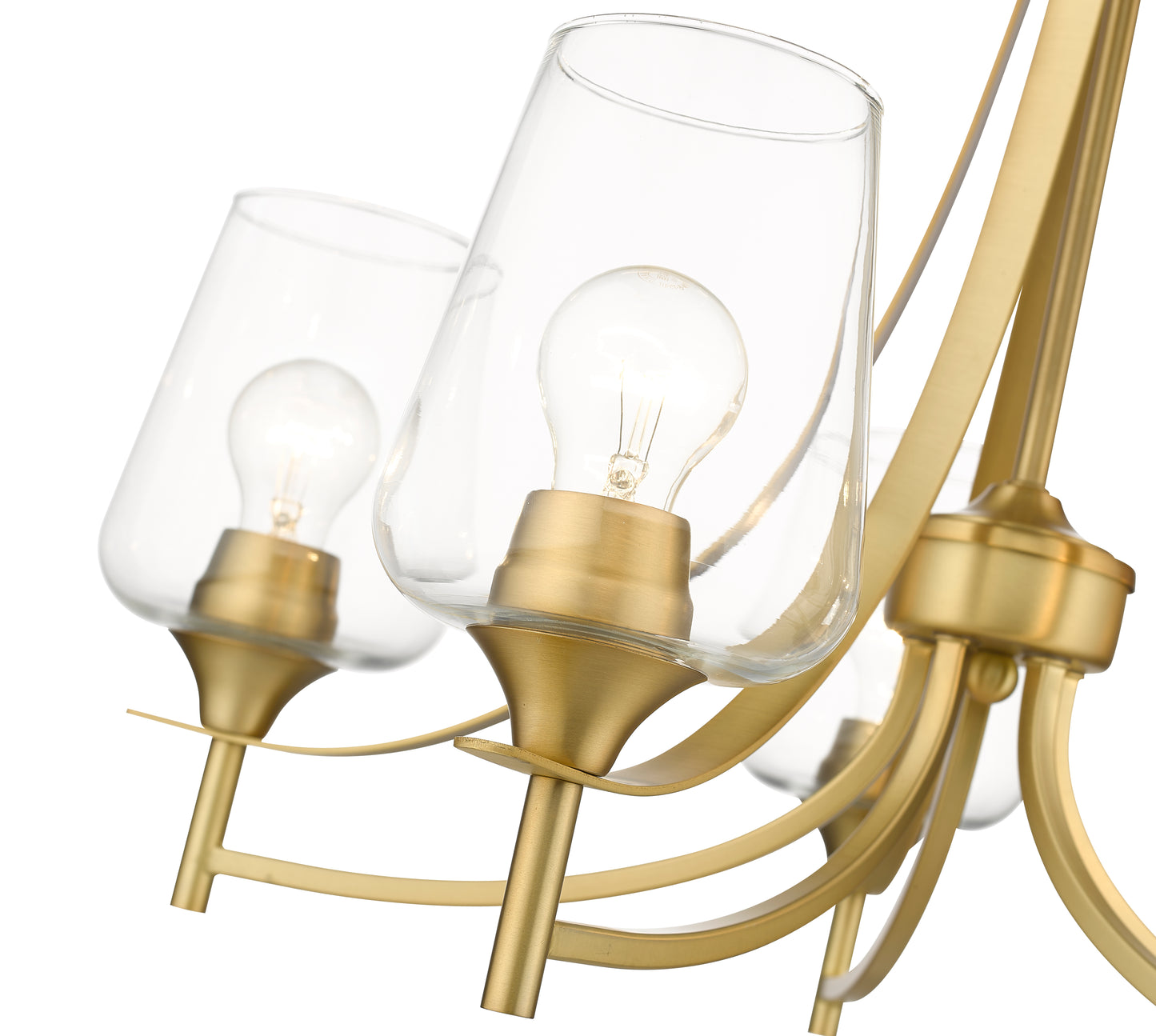 Joliet 5 Light Chandelier Olde Brass