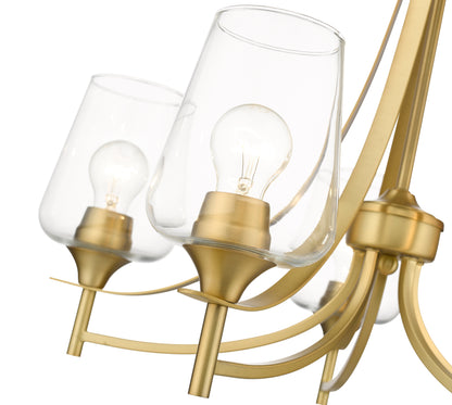 Joliet 5 Light Chandelier Olde Brass