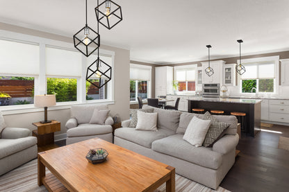 Vertical 3 Light Chandelier Matte Black + Brushed Nickel