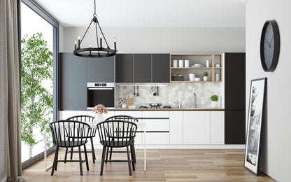Barclay 6 Light Chandelier Matte Black