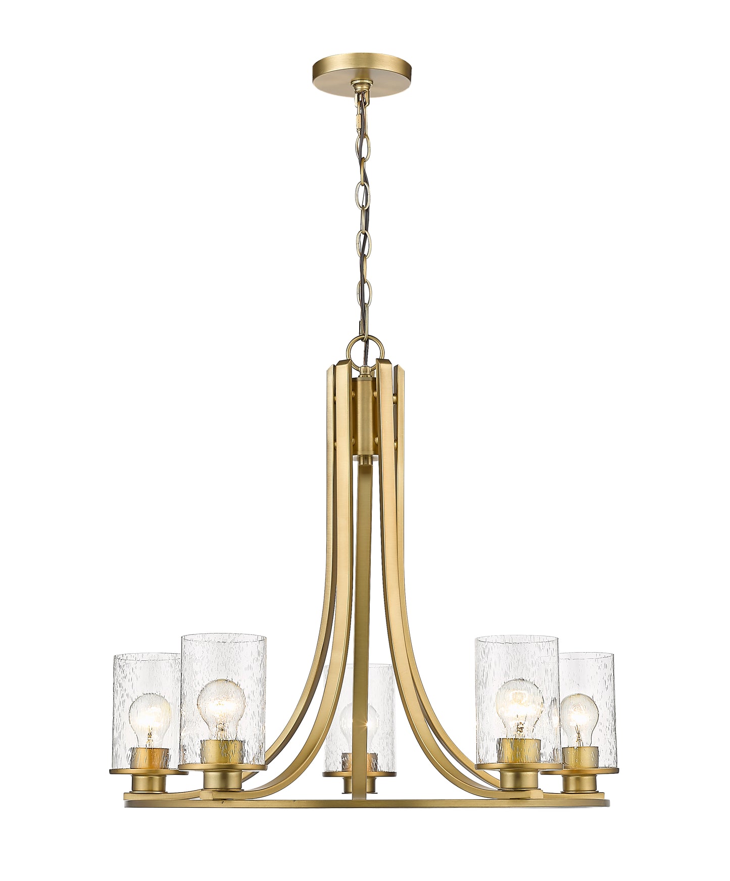 Beckett 5 Light Chandelier Olde Brass