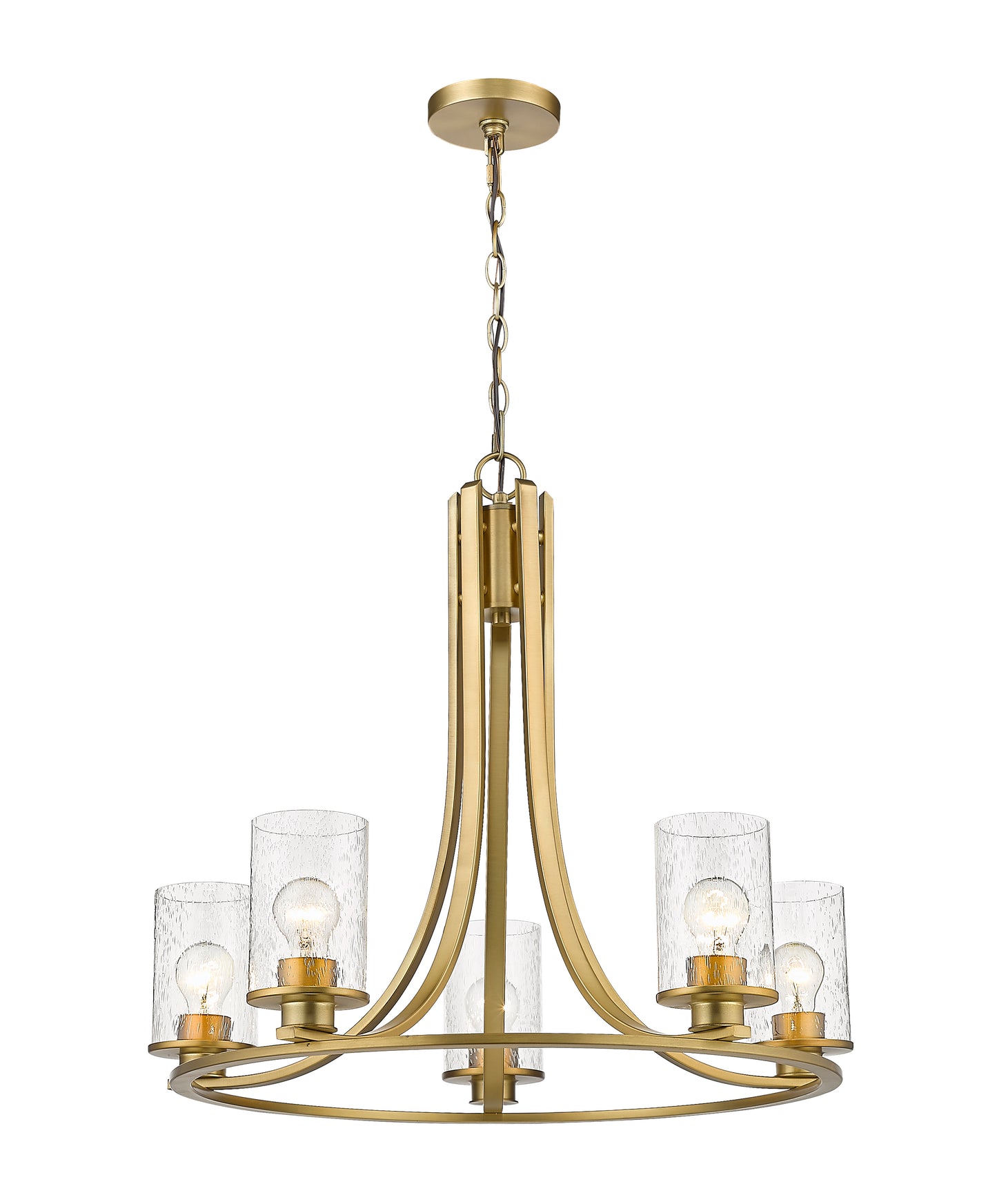 Beckett 5 Light Chandelier Olde Brass