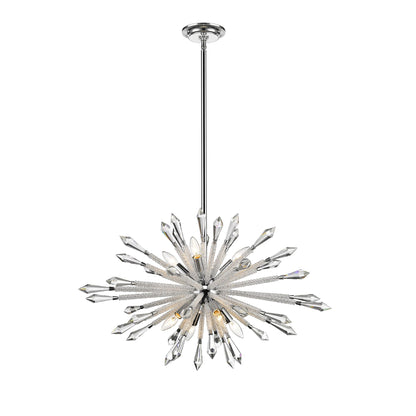 Soleia 8 Light Chandelier Chrome