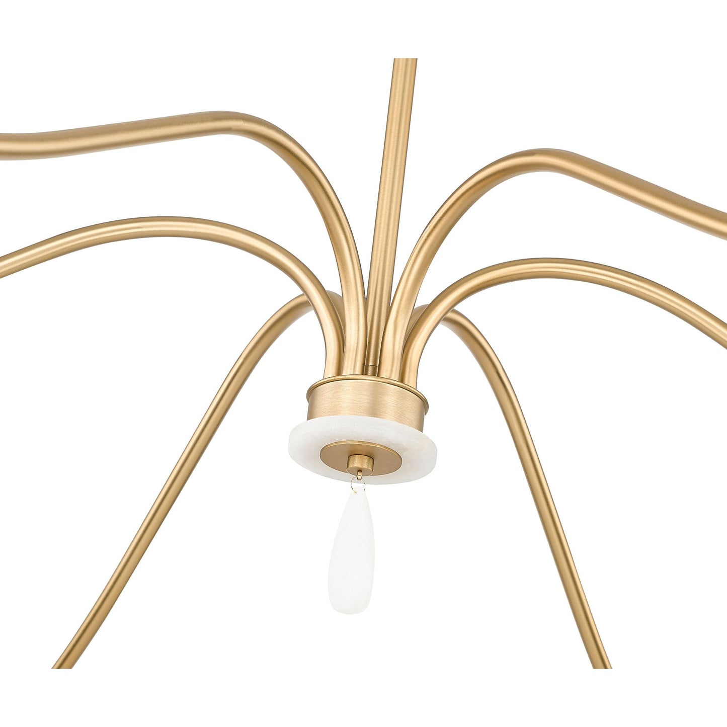 Toussant 6 Light Chandelier Modern Gold