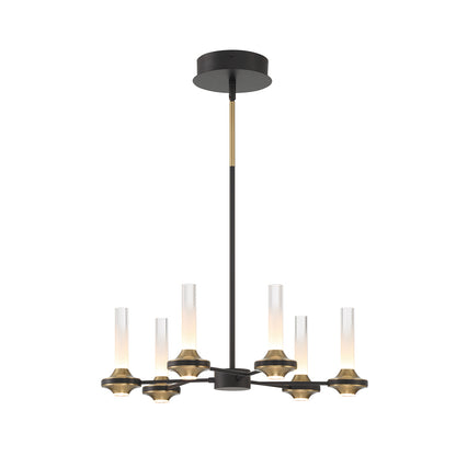 Torcia 6-Light 24" Integrated LED Pendant Chandelier