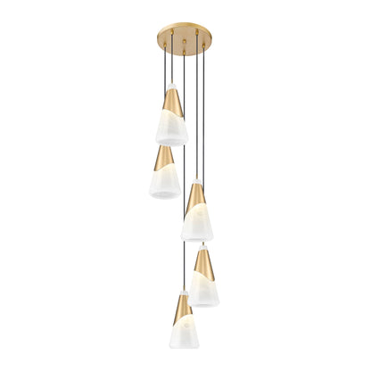 Aimie 5 Light Chandelier Modern Gold