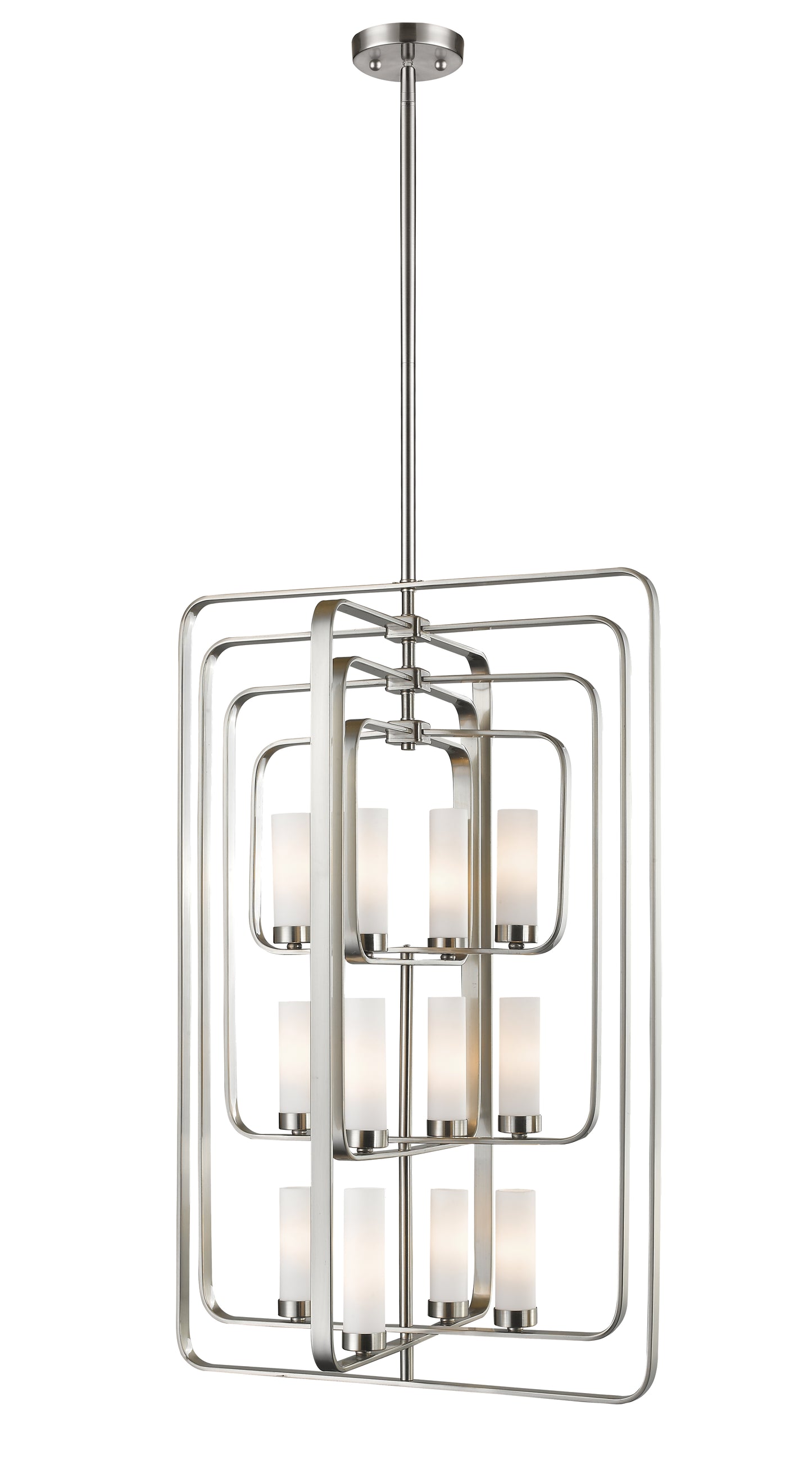 Aideen 12 Light Chandelier Brushed Nickel