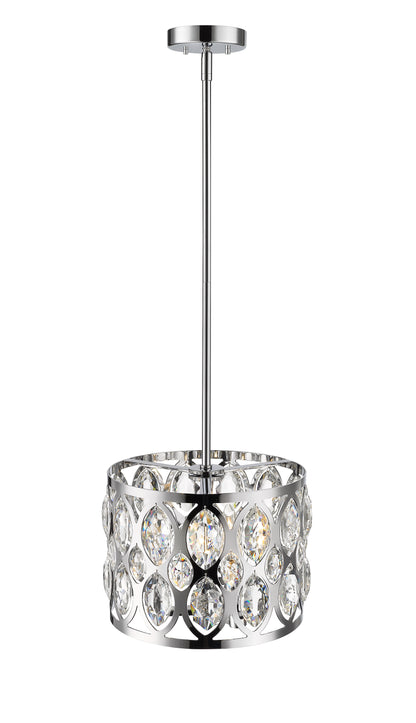 Dealey 3 Light Chandelier Chrome