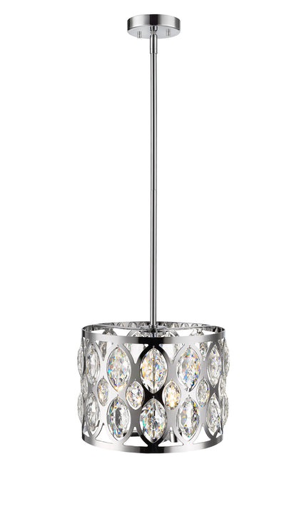 Dealey 3 Light Chandelier Chrome