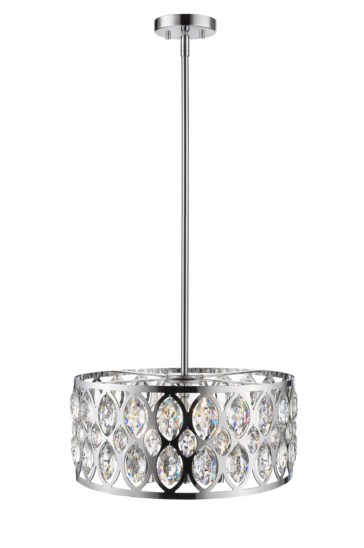Dealey 5 Light Chandelier Chrome
