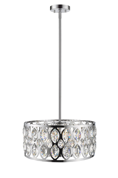 Dealey 5 Light Chandelier Chrome