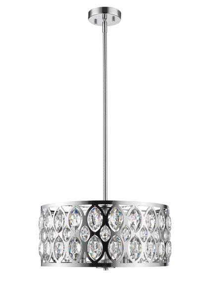 Dealey 5 Light Chandelier Chrome