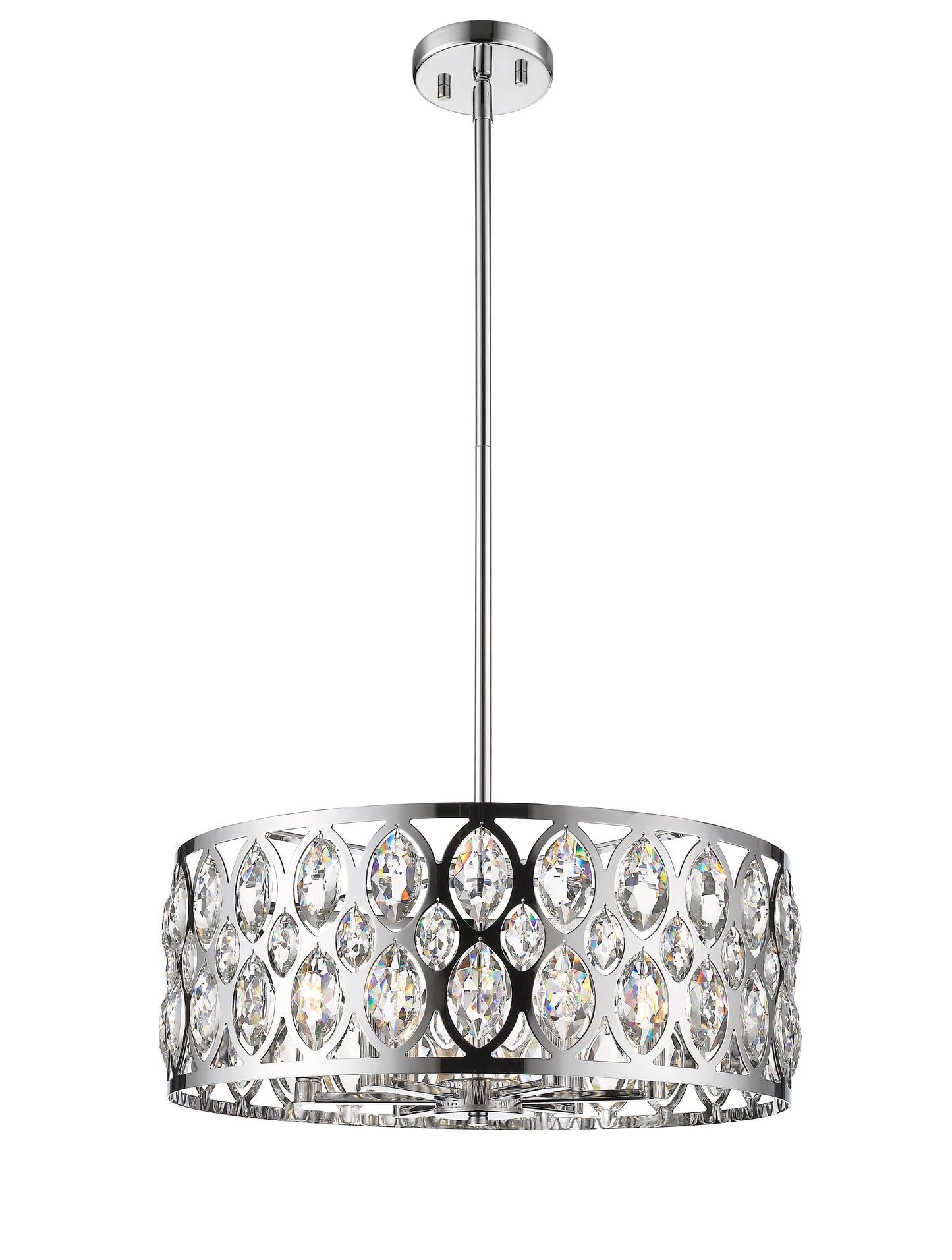 Dealey 6 Light Chandelier Chrome