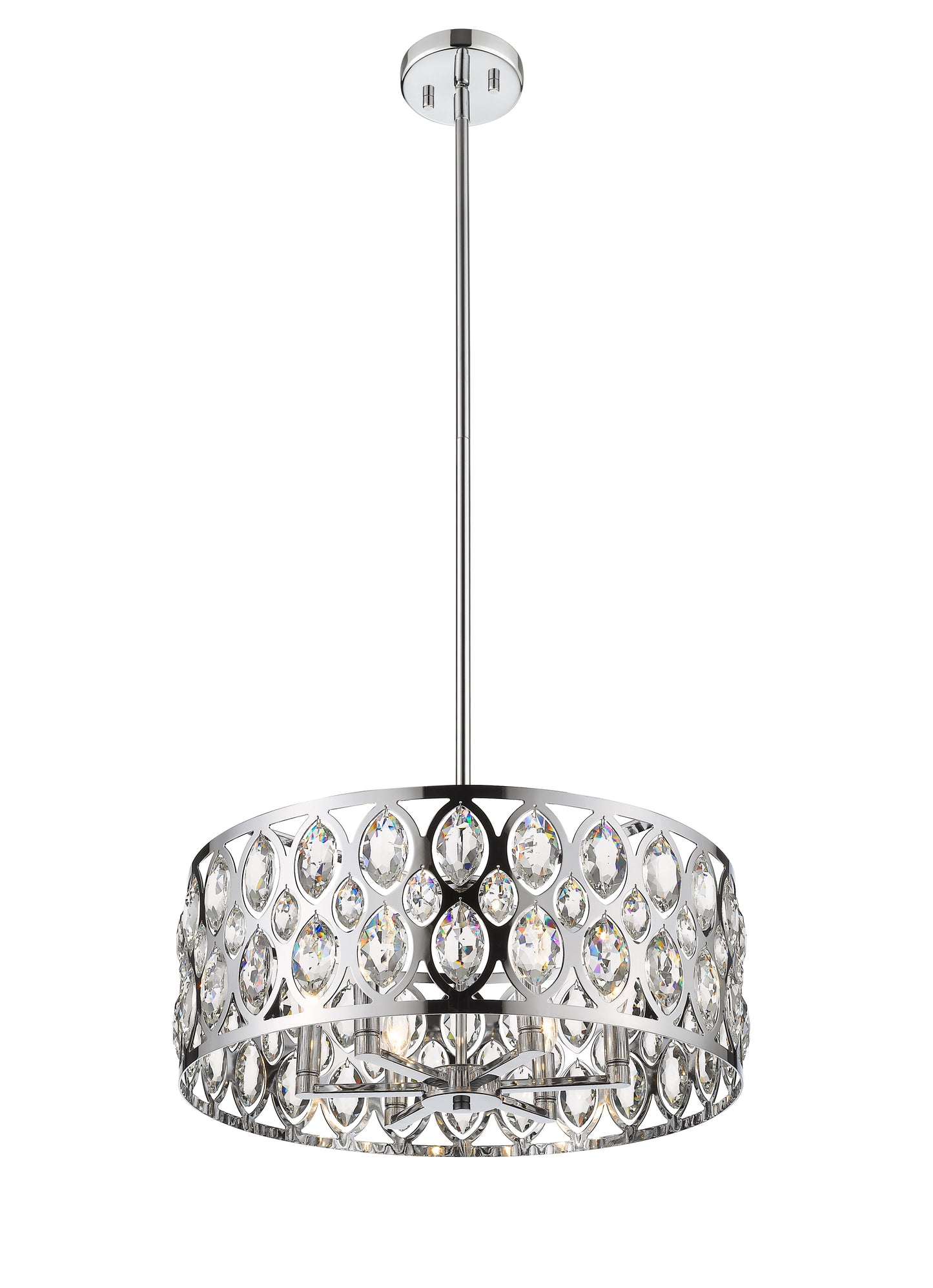 Dealey 6 Light Chandelier Chrome