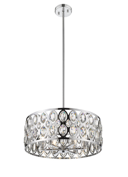 Dealey 6 Light Chandelier Chrome