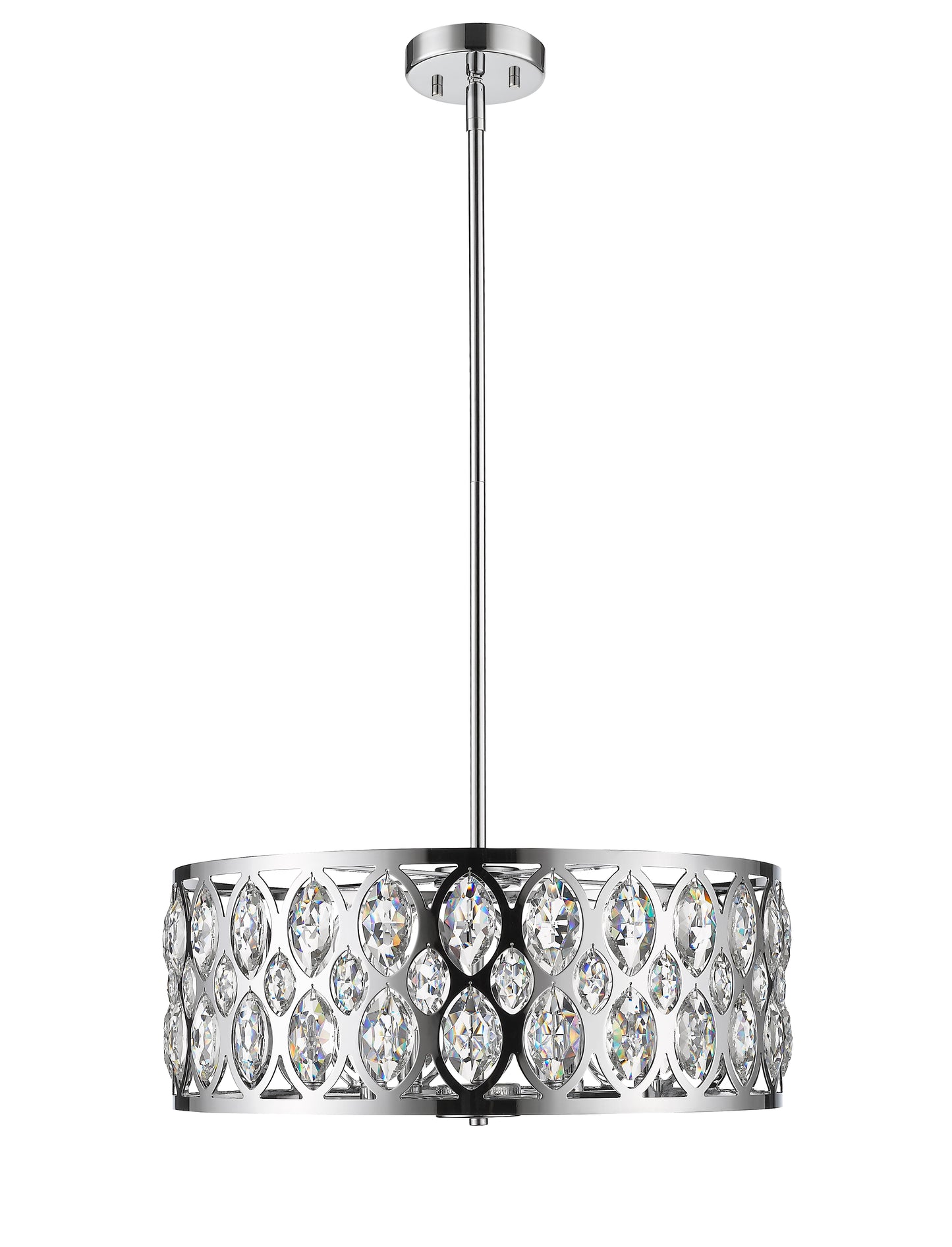 Dealey 6 Light Chandelier Chrome