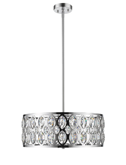 Dealey 6 Light Chandelier Chrome