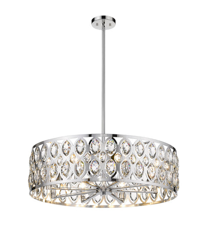 Dealey 8 Light Chandelier Chrome