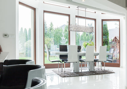Dealey 7 Light Linear Chandelier Chrome