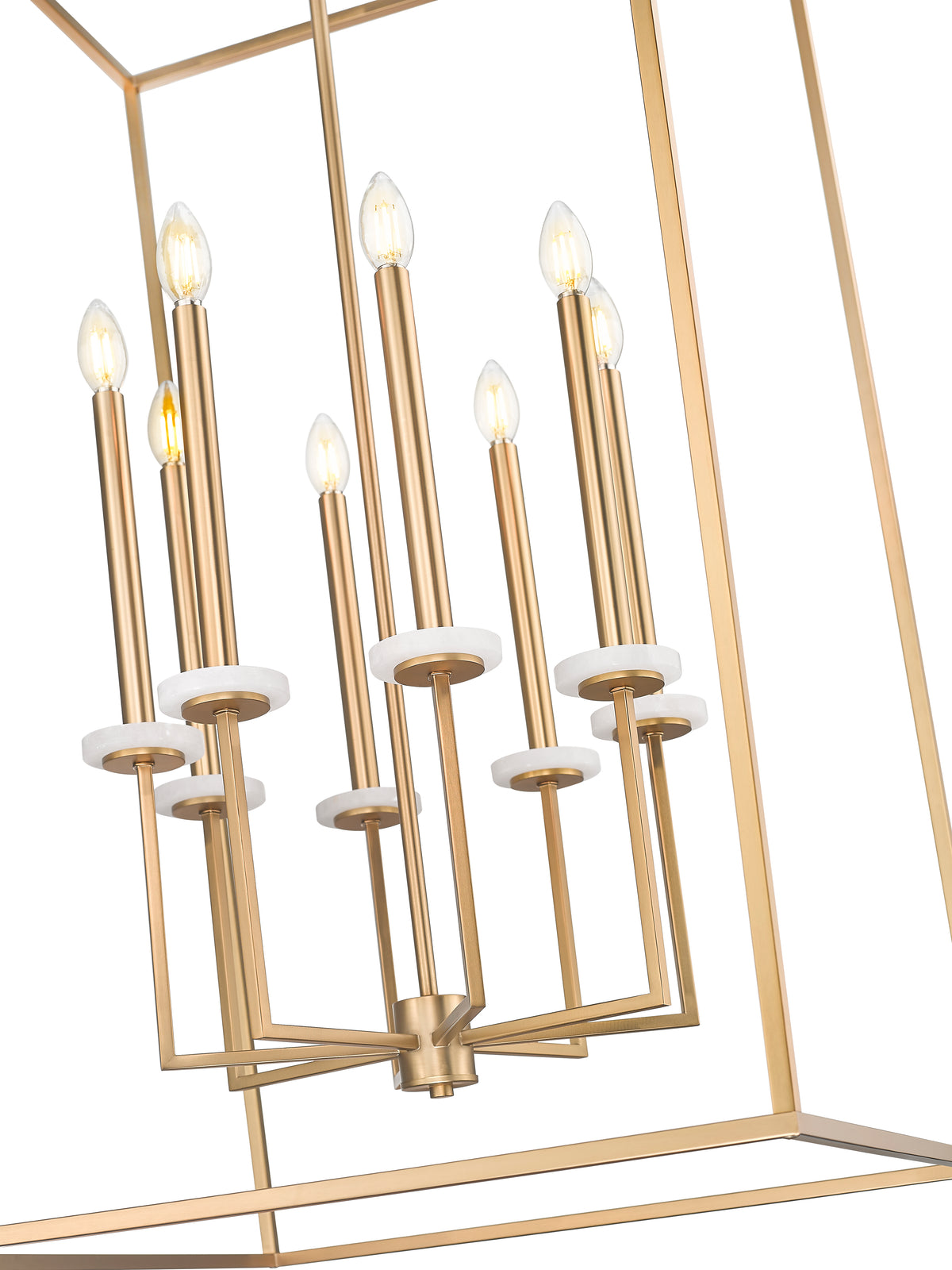 Gaultier 8 Light Chandelier Modern Gold