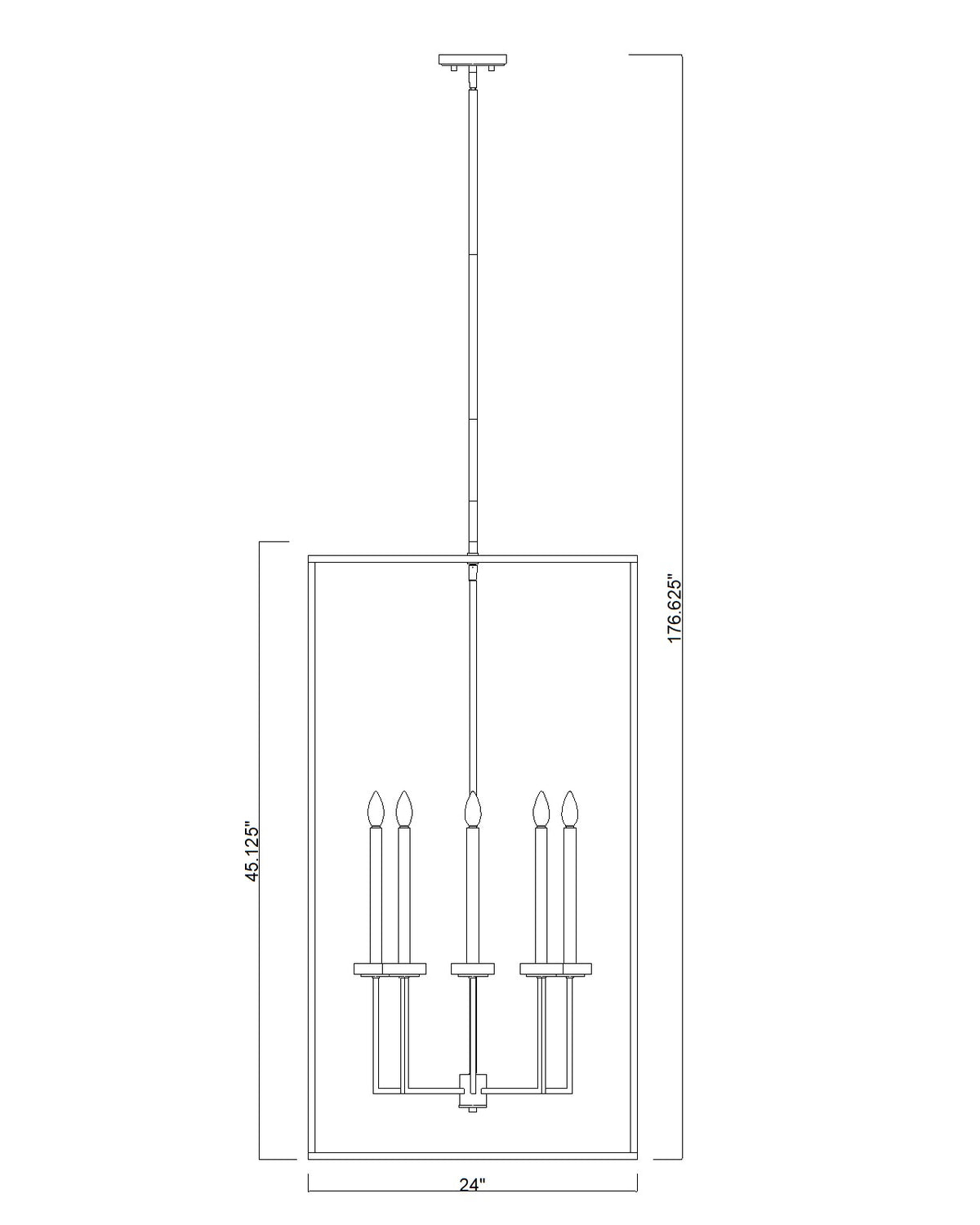 Gaultier 8 Light Chandelier Modern Gold