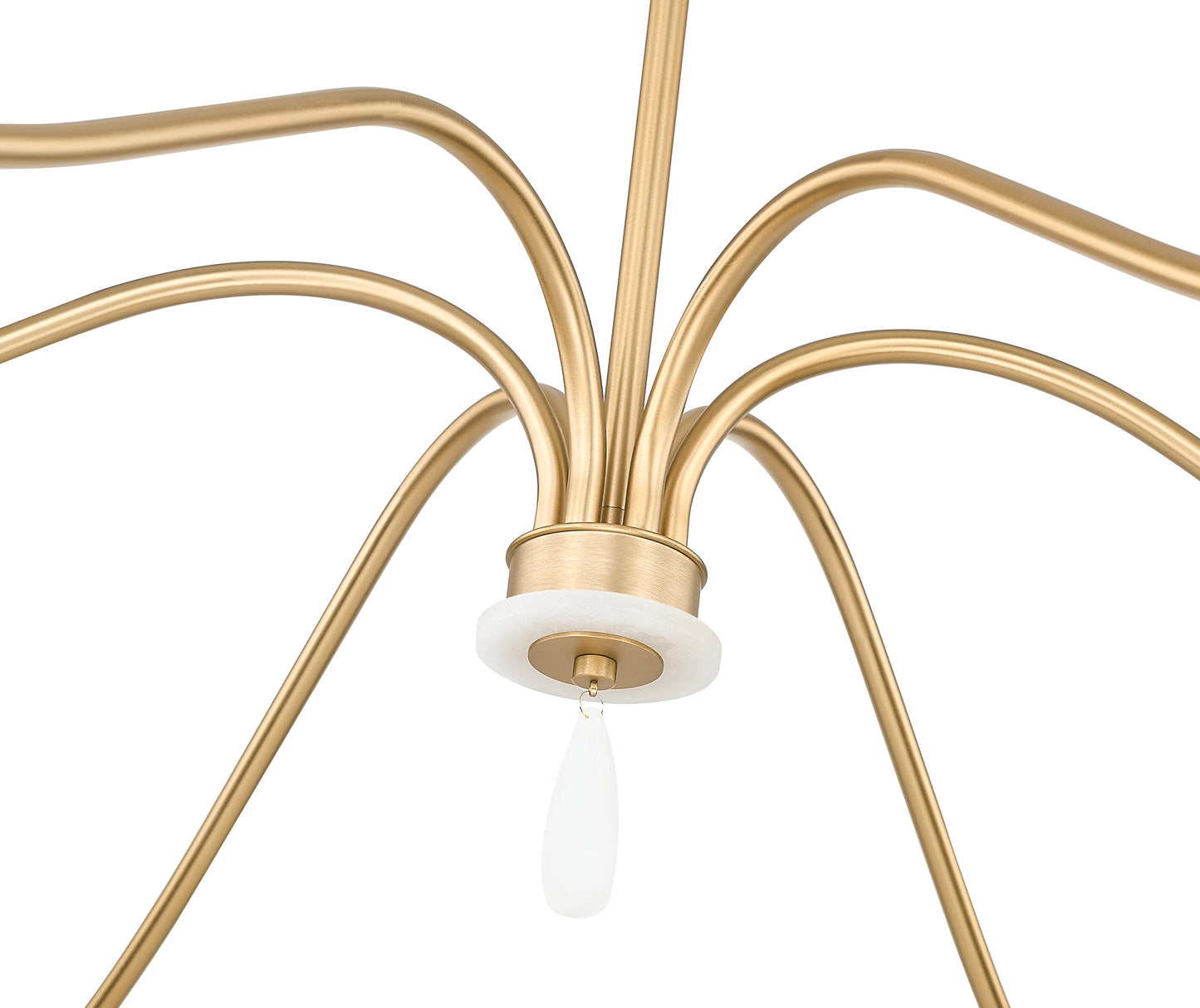 Toussant 6 Light Chandelier Modern Gold
