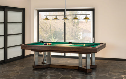Casa 5 Light Linear Chandelier Brushed Nickel