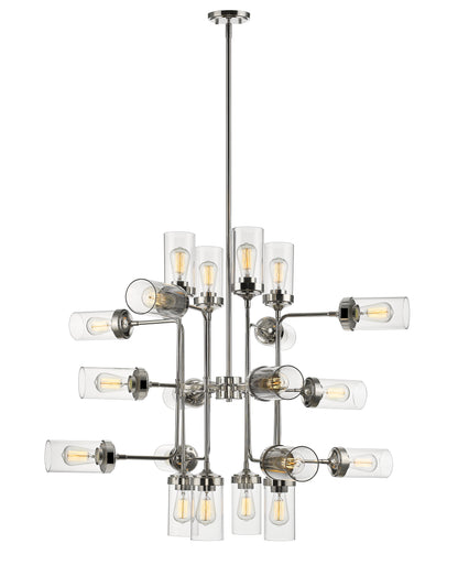 Calliope 20 Light Chandelier Polished Nickel