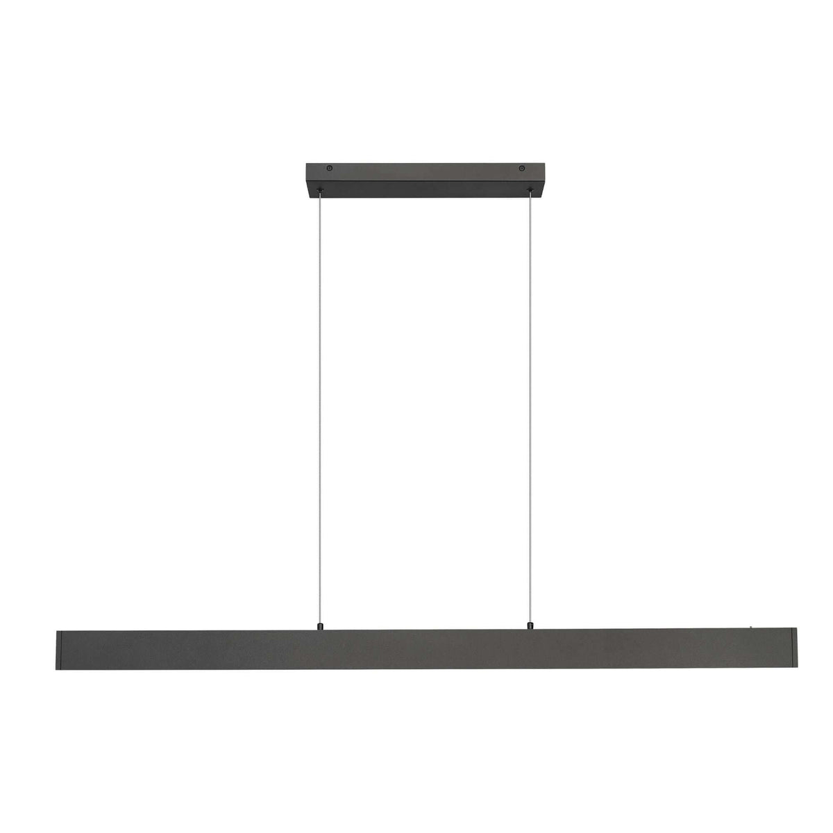 Hudson LED 1 Light Linear Chandelier Matte Black